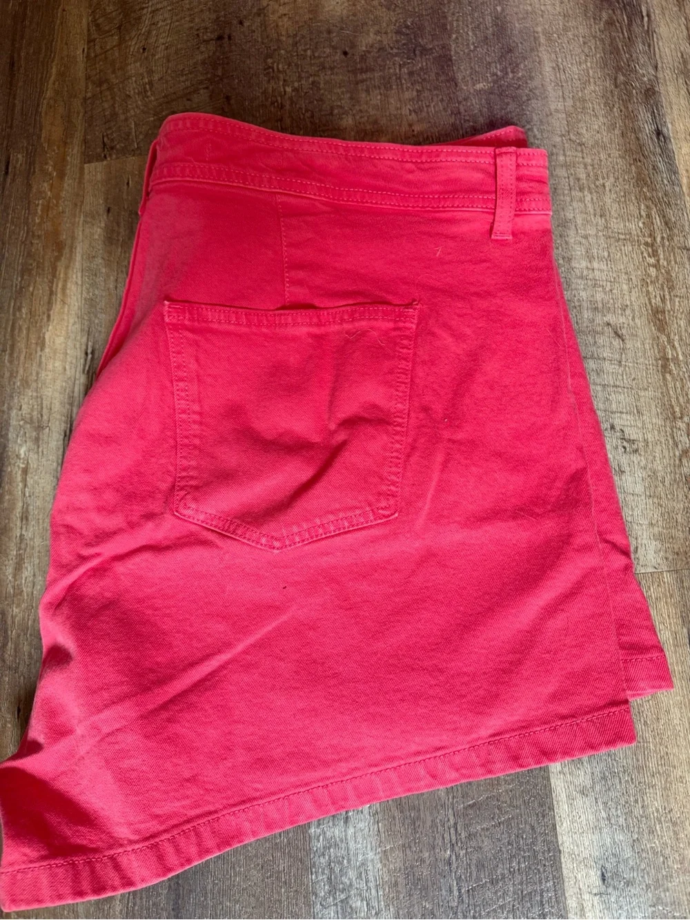 Universal Thread High-Waist Bright Red Cotton Shorts